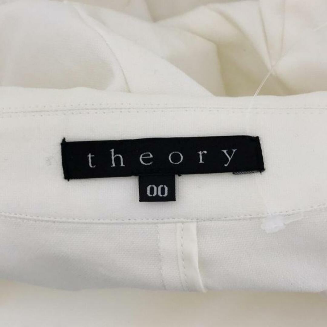 Theory - theory(セオリー) ジャケット サイズ00 - 白 長袖/春 Theory - theory(セオリー) ジャケット サイズ00 - 白 長袖/春
