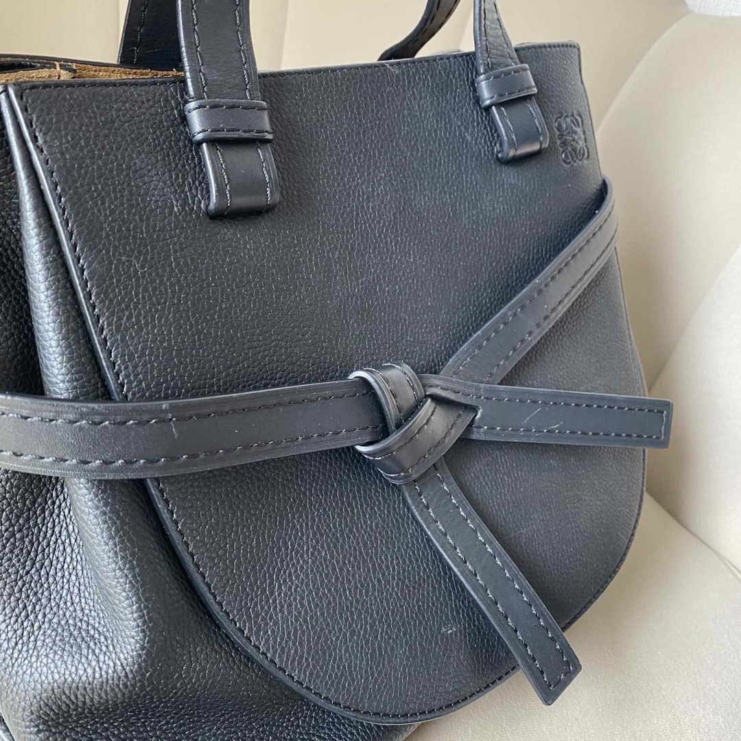 LOEWE - LOEWE ロエベ ゲートトップハンドル レザー LOEWE - LOEWE ロエベ ゲートトップハンドル レザー