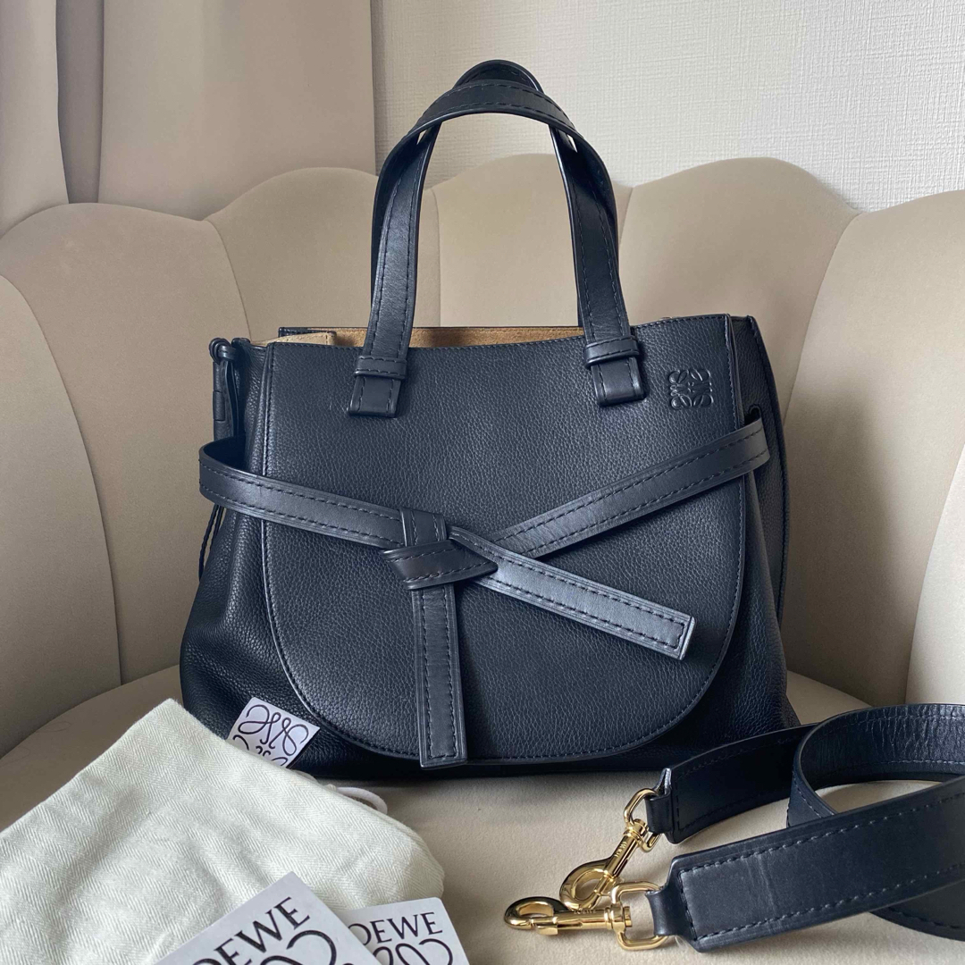 LOEWE - LOEWE ロエベ ゲートトップハンドル レザー LOEWE - LOEWE ロエベ ゲートトップハンドル レザー