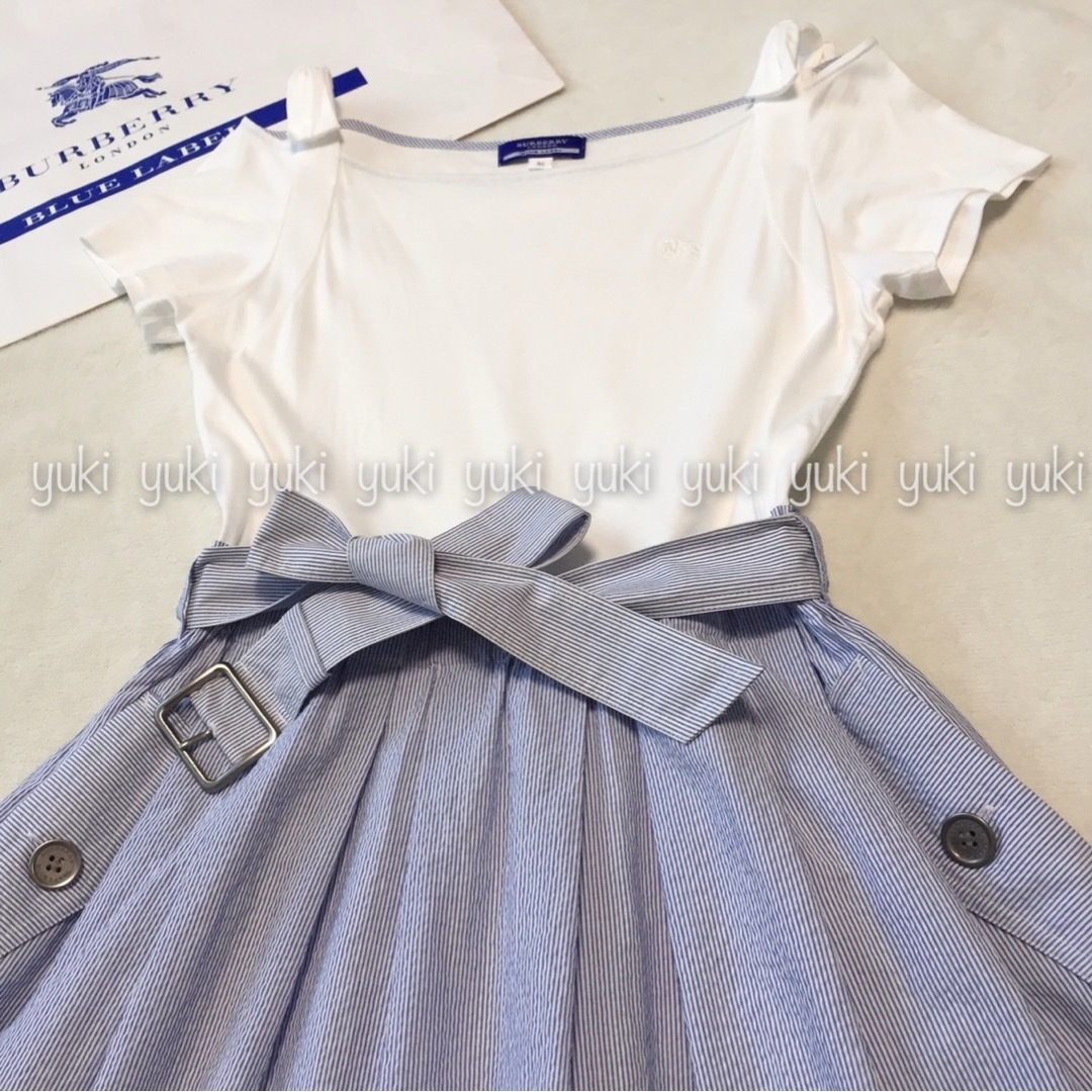 BURBERRY BLUE LABEL - バーバリーブルーレーベル ワンピースの BURBERRY BLUE LABEL - バーバリーブルーレーベル ワンピースの