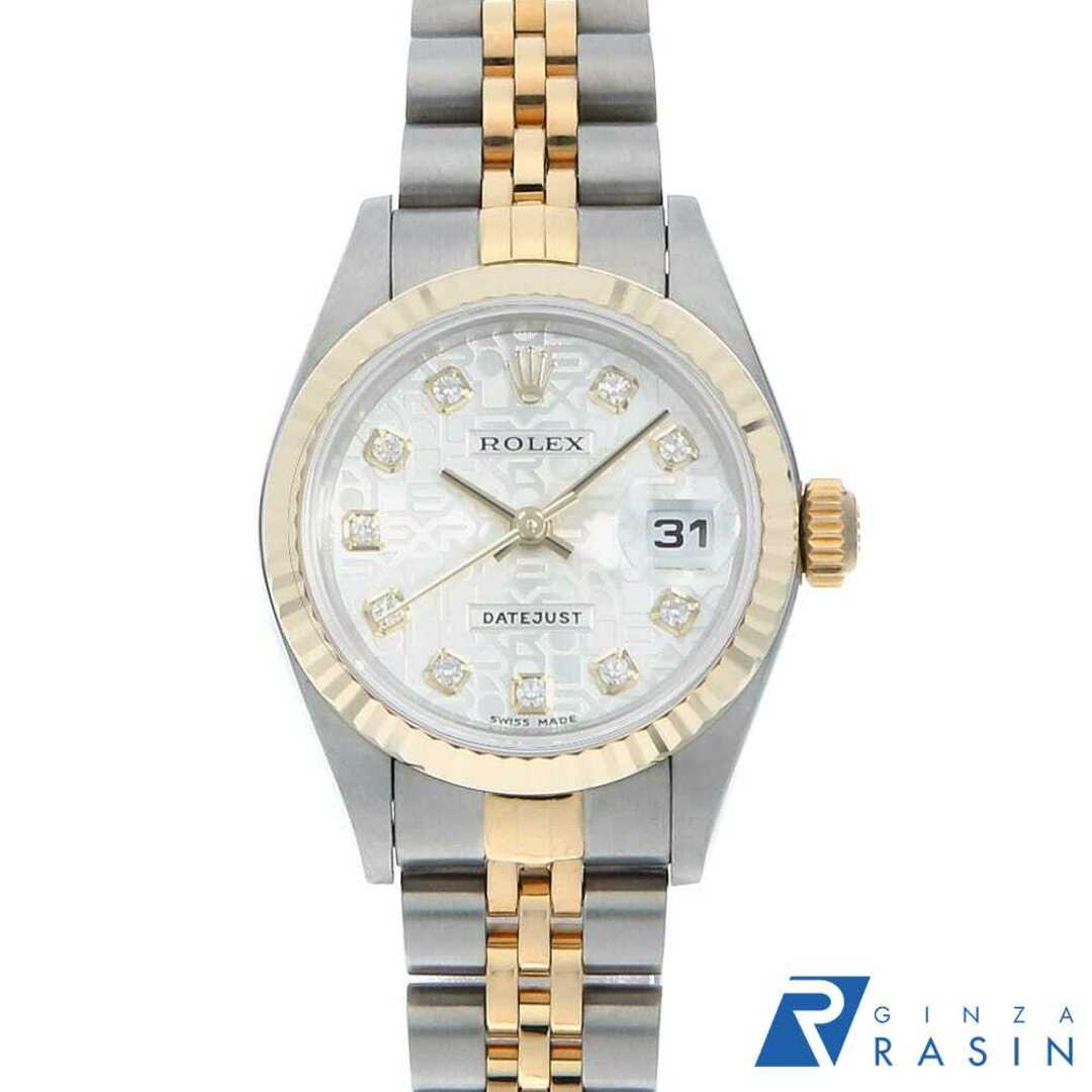 贅沢 - ROLEX ロレックス シルバー 79173G 10Pダイヤ デイトジャスト 本体