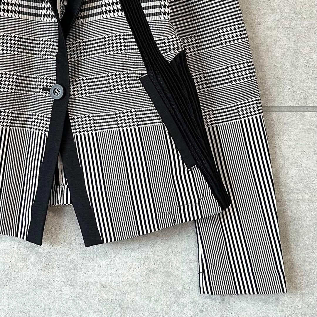 ISSEY MIYAKE - 未使用 ISSEY MIYAKE Tailored jacket 千鳥格子 ISSEY MIYAKE - 未使用 ISSEY MIYAKE Tailored jacket 千鳥格子