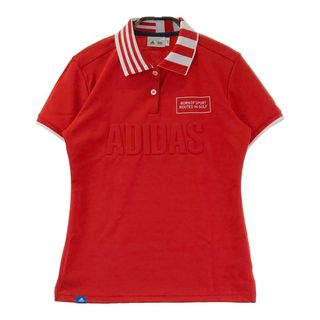 サイズ：S ADIDAS GOLF アディダスゴルフ M73828 半袖ポロシャツ  レッド系 [240101421817] ゴルフウェア レディース ストスト(ウエア)