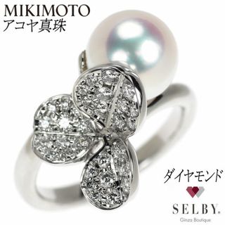 MIKIMOTO - ミキモト ダイヤモンド×ベビーパール リング K18YG MIKIMOTO - ミキモト ダイヤモンド×ベビーパール リング K18YG