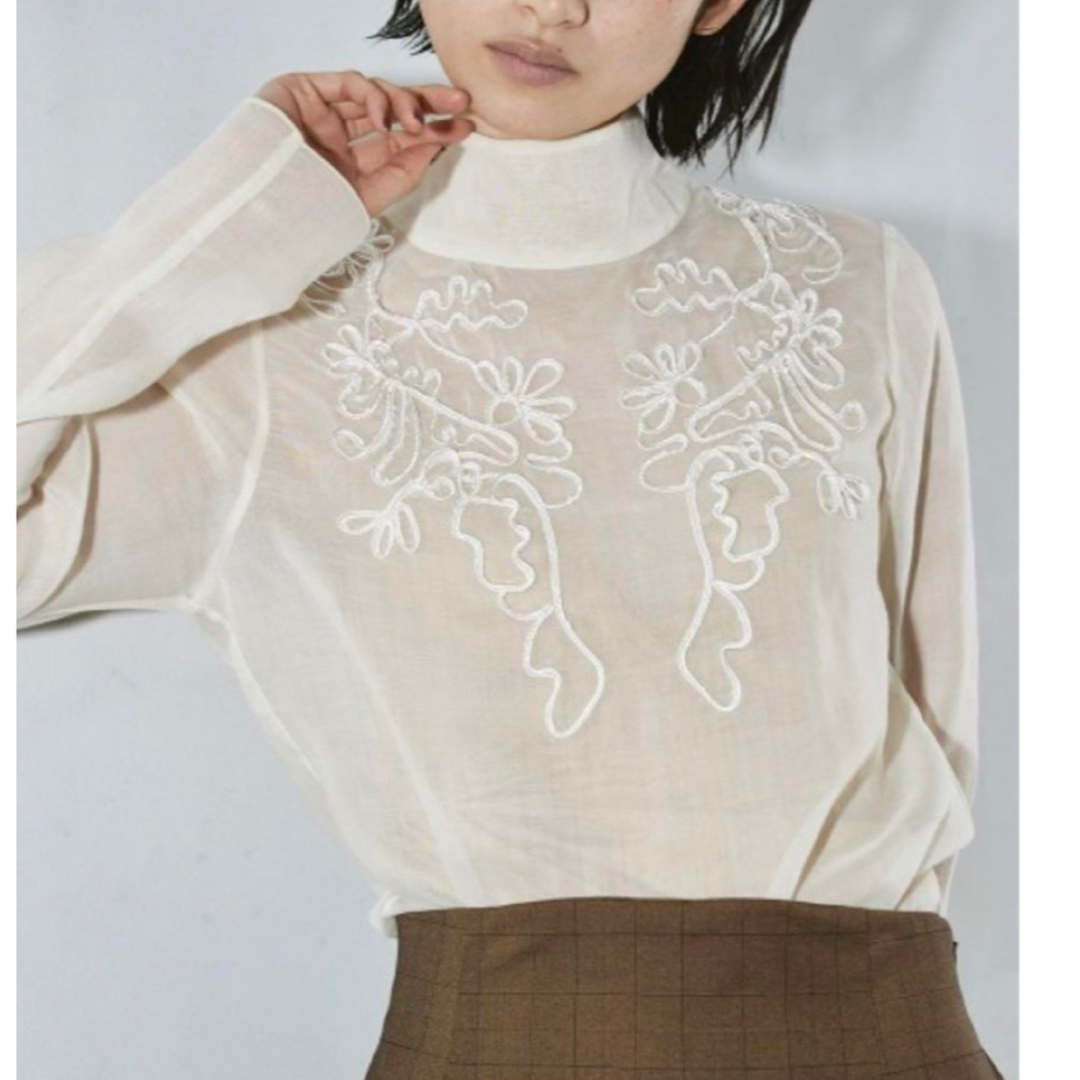 TODAYFUL - TODAYFUL トゥデイフル Sheer Embroidery Blouseの TODAYFUL - TODAYFUL トゥデイフル Sheer Embroidery Blouseの