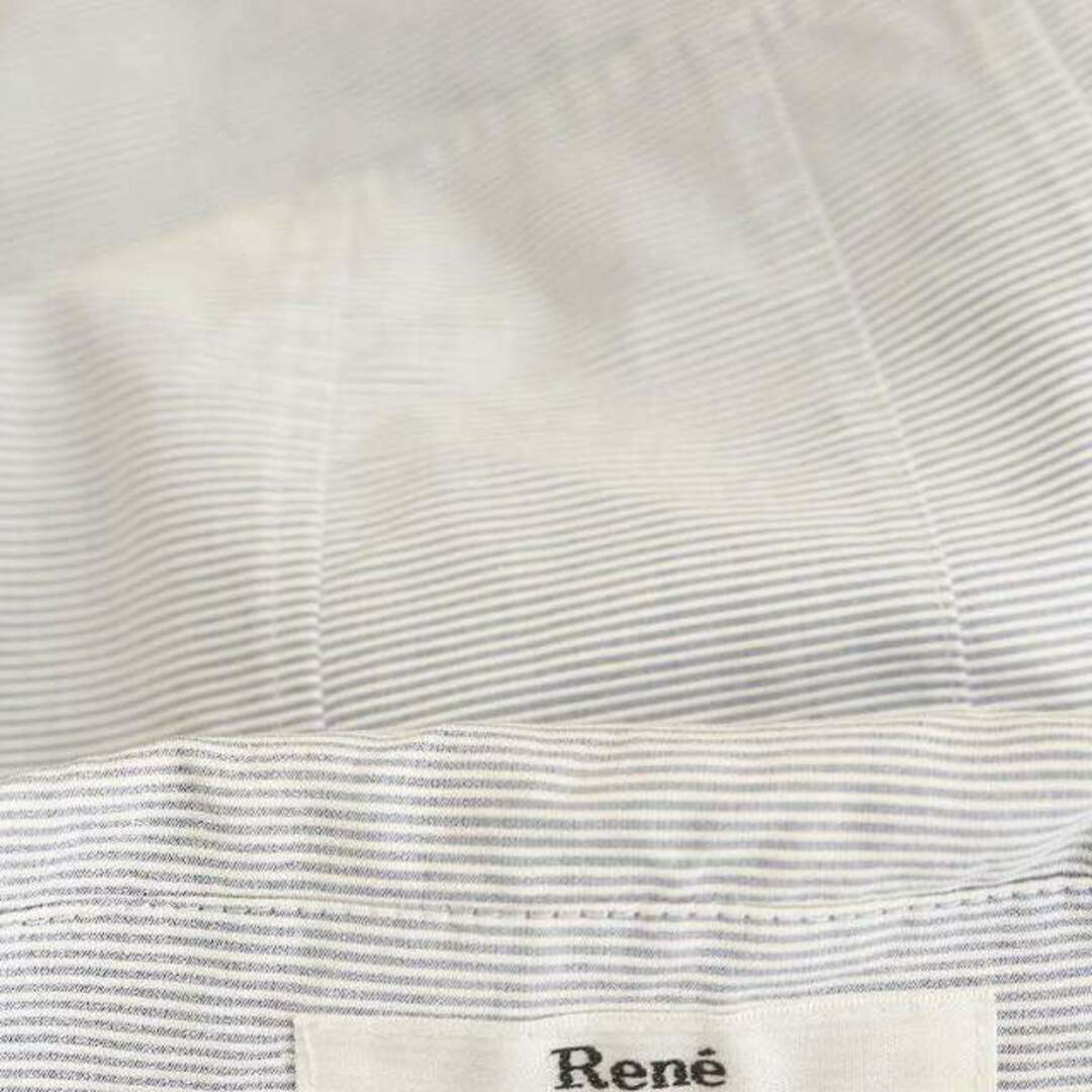 René - ルネ ショート丈ジャケット ストライプ 薄手 36 オフ René - ルネ ショート丈ジャケット ストライプ 薄手 36 オフ