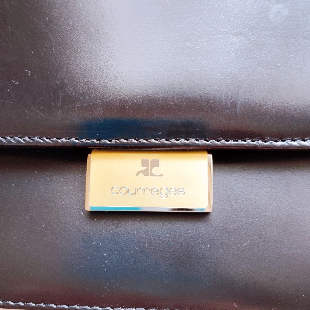 Courreges - 希少超美品 クレージュ フォーマル エナメル 黒 Courreges - 希少超美品 クレージュ フォーマル エナメル 黒