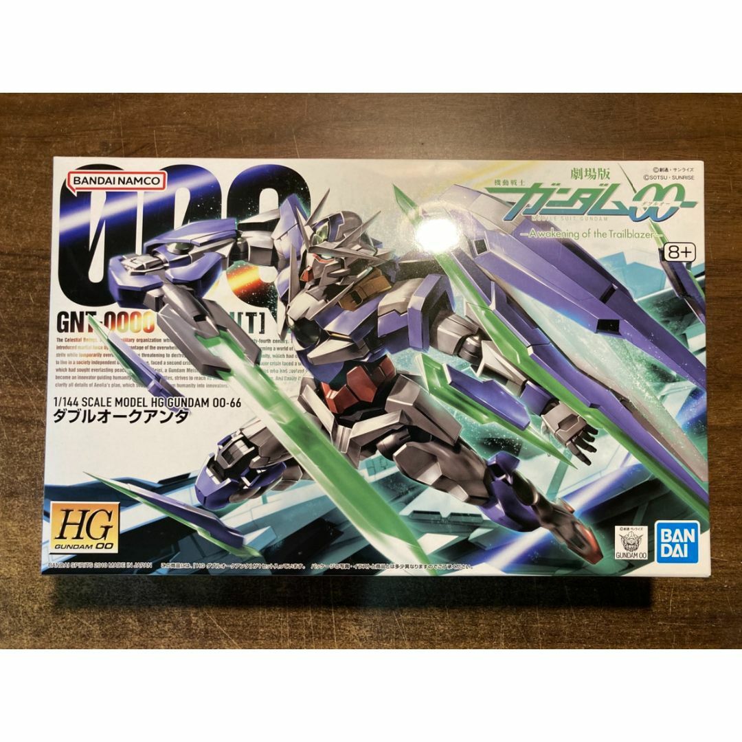 BANDAI(バンダイ)のHG 1/144 ダブルオークアンタ エンタメ/ホビーのおもちゃ/ぬいぐるみ(模型/プラモデル)の商品写真