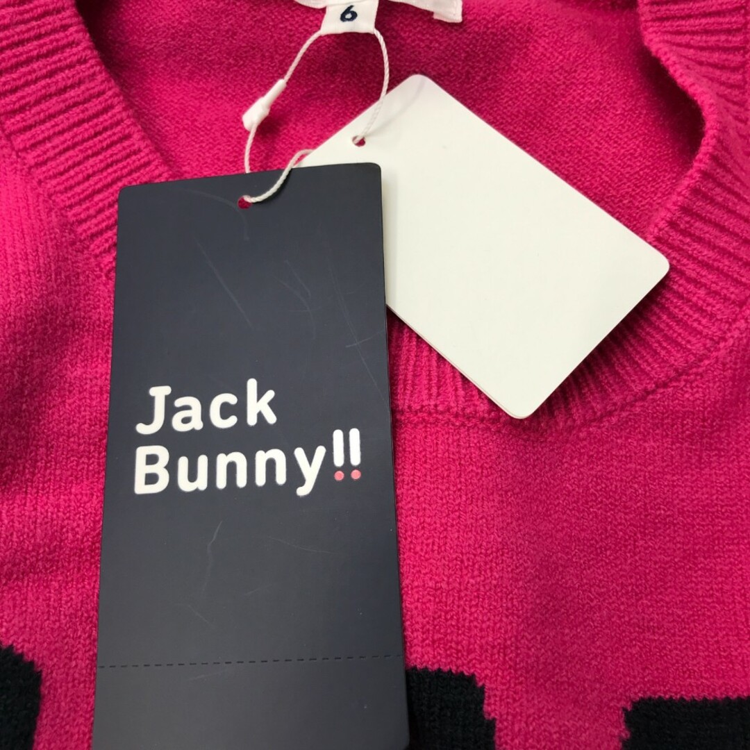 サイズ:6 JACK BUNNY ジャックバニー ニットセーター ピンク系 サイズ:6 JACK BUNNY ジャックバニー ニットセーター ピンク系