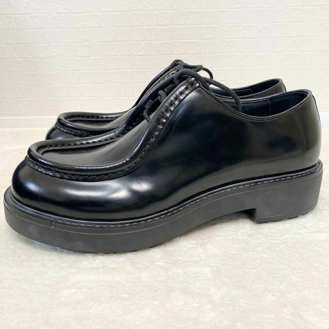 PRADA - 【美品】プラダ ダイアパソン レザー レースアップ PRADA - 【美品】プラダ ダイアパソン レザー レースアップ
