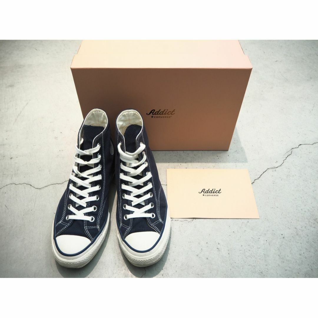 CONVERSE - CONVERSE ADDICT チャックテイラー ハイ 紺 414P△の CONVERSE - CONVERSE ADDICT チャックテイラー ハイ 紺 414P△の