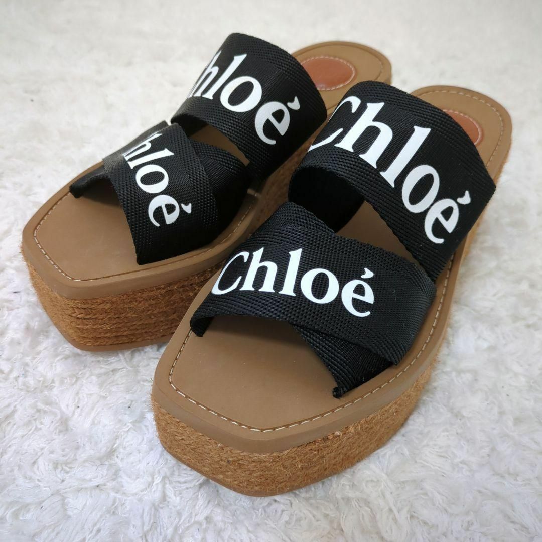 Chloe - ✨極美品✨Chloe Woodyウェッジエスパドリーユ Chloe - ✨極美品✨Chloe Woodyウェッジエスパドリーユ