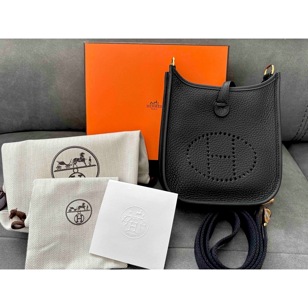 HERMES - エブリンtpm エルメス HERMES ミニエブリン K刻印 の HERMES - エブリンtpm エルメス HERMES ミニエブリン K刻印 の