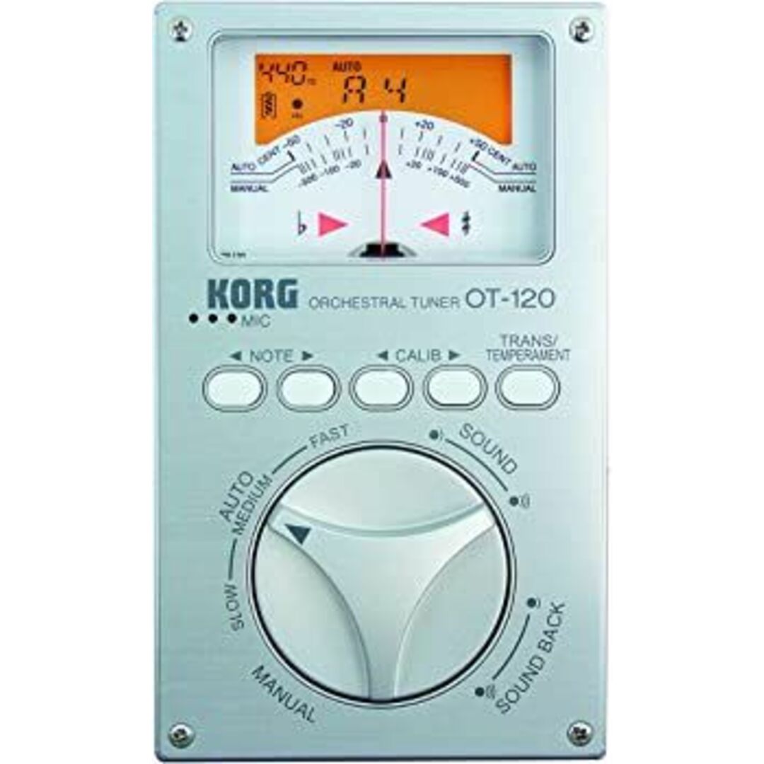 KORG クロマチックチューナー 針式メーター OT-120 吹奏楽 ブラスバンド オーケストラ どんなコンサート・ピッチにも対応 100時間連続稼働 ソフ 楽器の楽器 その他(その他)の商品写真