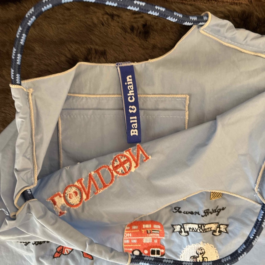 CHACOTT - 新品 Ball&Chain エコバッグ チャコット ロンドン M CHACOTT - 新品 Ball&Chain エコバッグ チャコット ロンドン M