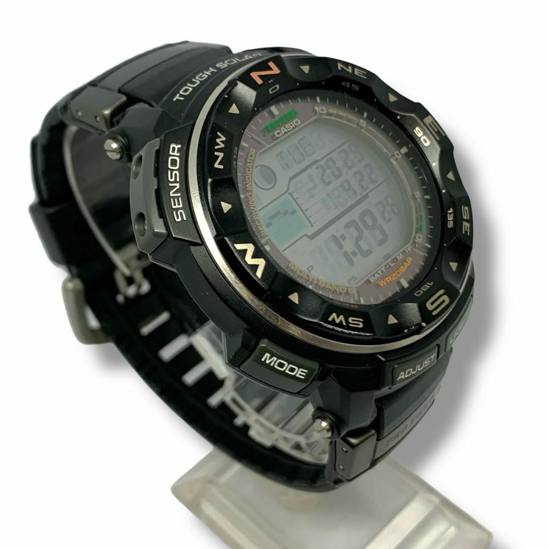 極美品 CASIO PROTREK PRW-2500 電波ソーラー ブラック - メルカリ