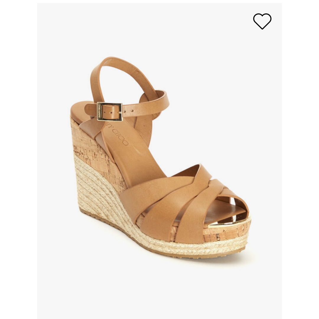 JIMMY CHOO - ジミーチュウ Jimmy Choo パレット ウェッジソール JIMMY CHOO - ジミーチュウ Jimmy Choo パレット ウェッジソール