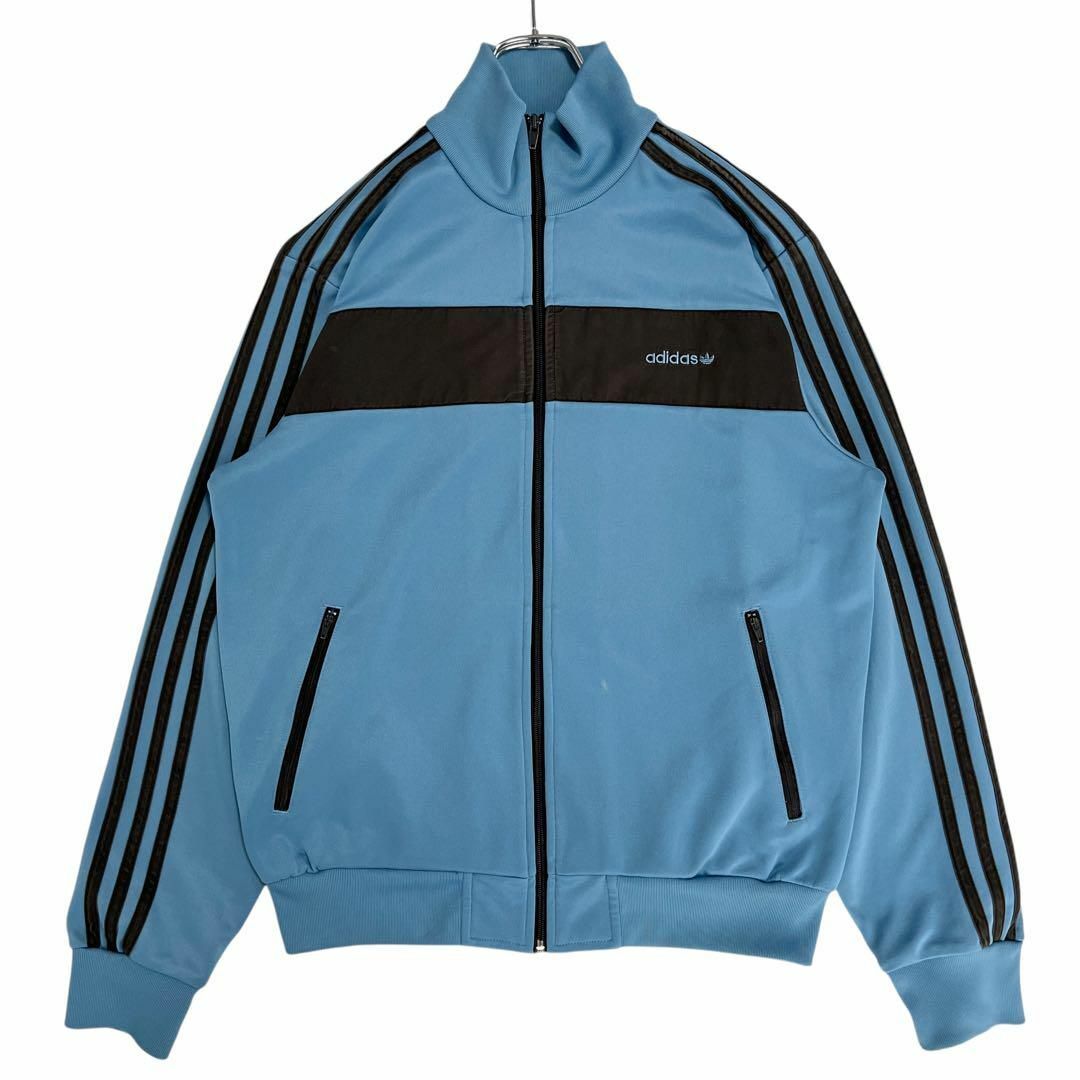adidas - 6018 adidas トラックジャケット ブルー adidas - 6018 adidas トラックジャケット ブルー