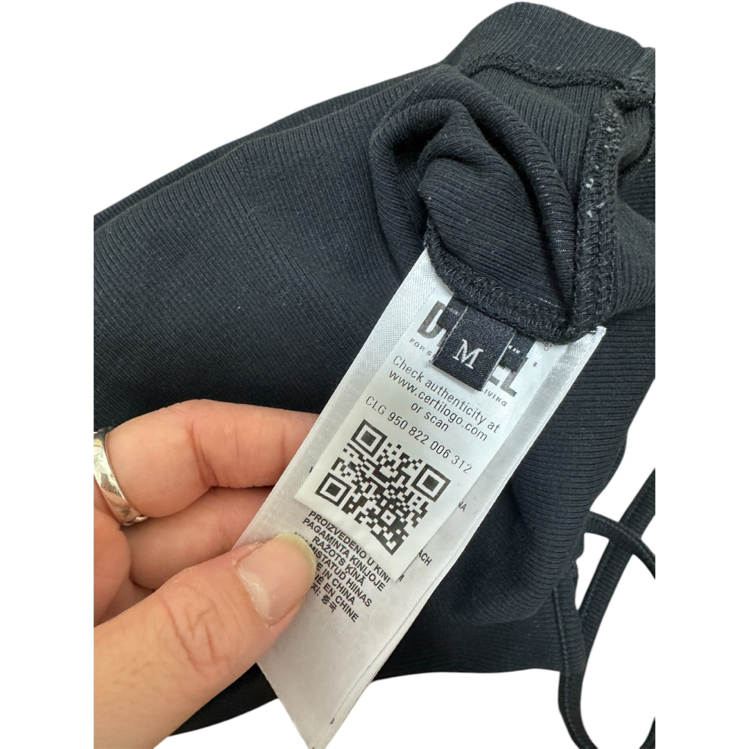 DIESEL - DIESEL T-HOP-D キャミソール Dロゴ M size ブラックの DIESEL - DIESEL T-HOP-D キャミソール Dロゴ M size ブラックの