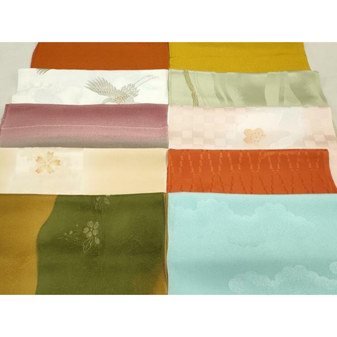 平和屋本店■和装小物　帯揚げ10枚　逸品　未使用　DZAA10744kh5