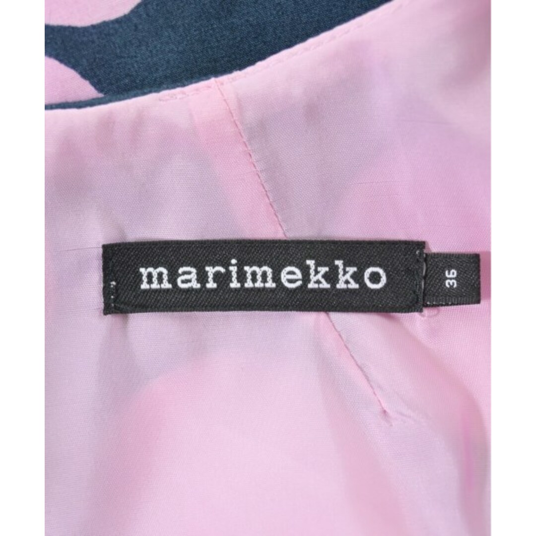 marimekko - marimekko マリメッコ ワンピース 36(S位) ピンクx marimekko - marimekko マリメッコ ワンピース 36(S位) ピンクx