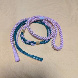 タグ付き未使用、飾り付き帯締め①(和装小物)