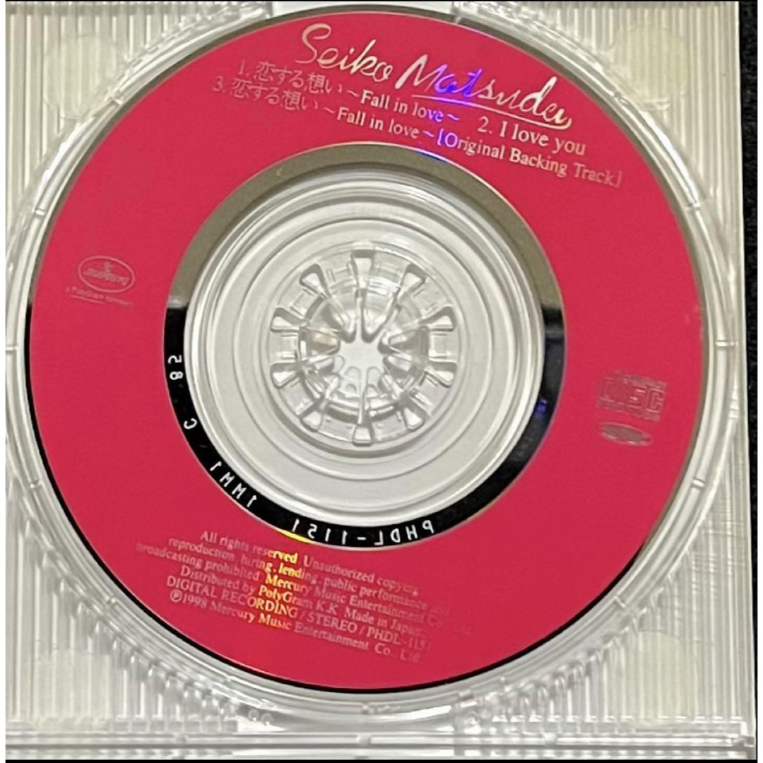売れ筋がひ新作！ 美品/美盤 1枚 恋するい想い シングルCD 直筆サイン付き松田聖子 邦楽