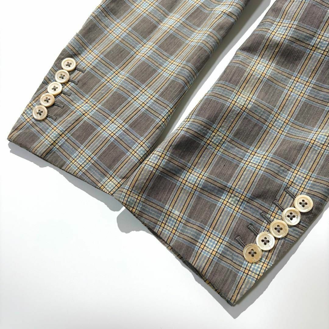 GUCCI - 【美品】GUCCI スーツ セットアップ チェック グレー GUCCI - 【美品】GUCCI スーツ セットアップ チェック グレー