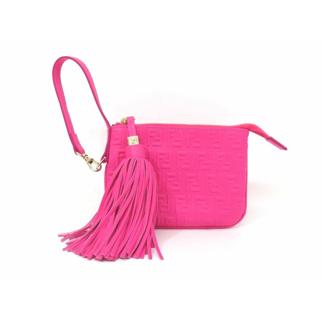 FENDI - 【新着】フェンディ 8M0244 ラムスキン ピンク系 FENDI - 【新着】フェンディ 8M0244 ラムスキン ピンク系
