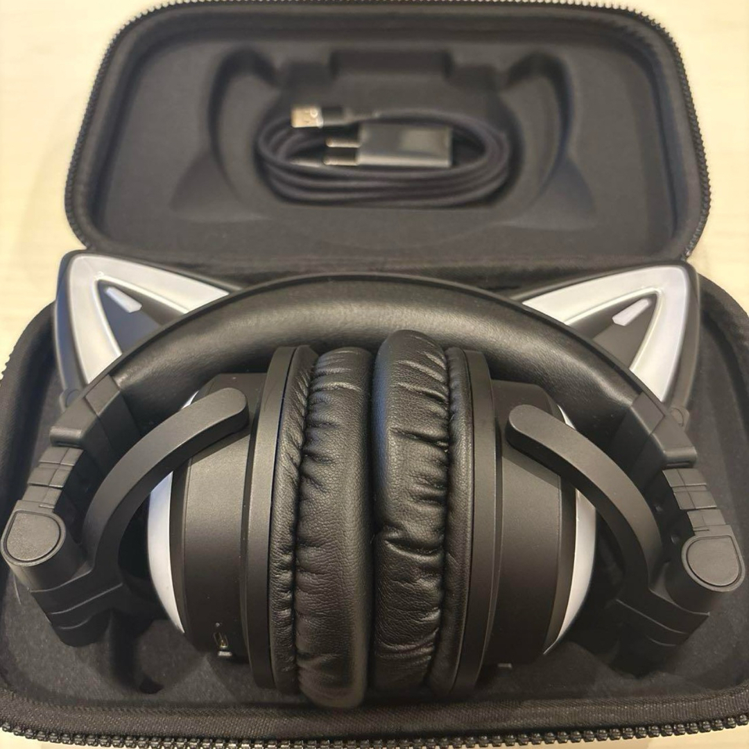 YOWU SELKIRK RGB 猫耳 ワイヤレスゲーミングヘッドホンの通販 YOWU SELKIRK RGB 猫耳 ワイヤレスゲーミングヘッドホンの通販