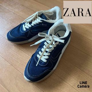 ZARA - ZARA バレエフラットスニーカー36の通販 by mmm|ザラ ZARA - ZARA バレエフラットスニーカー36の通販 by mmm|ザラ