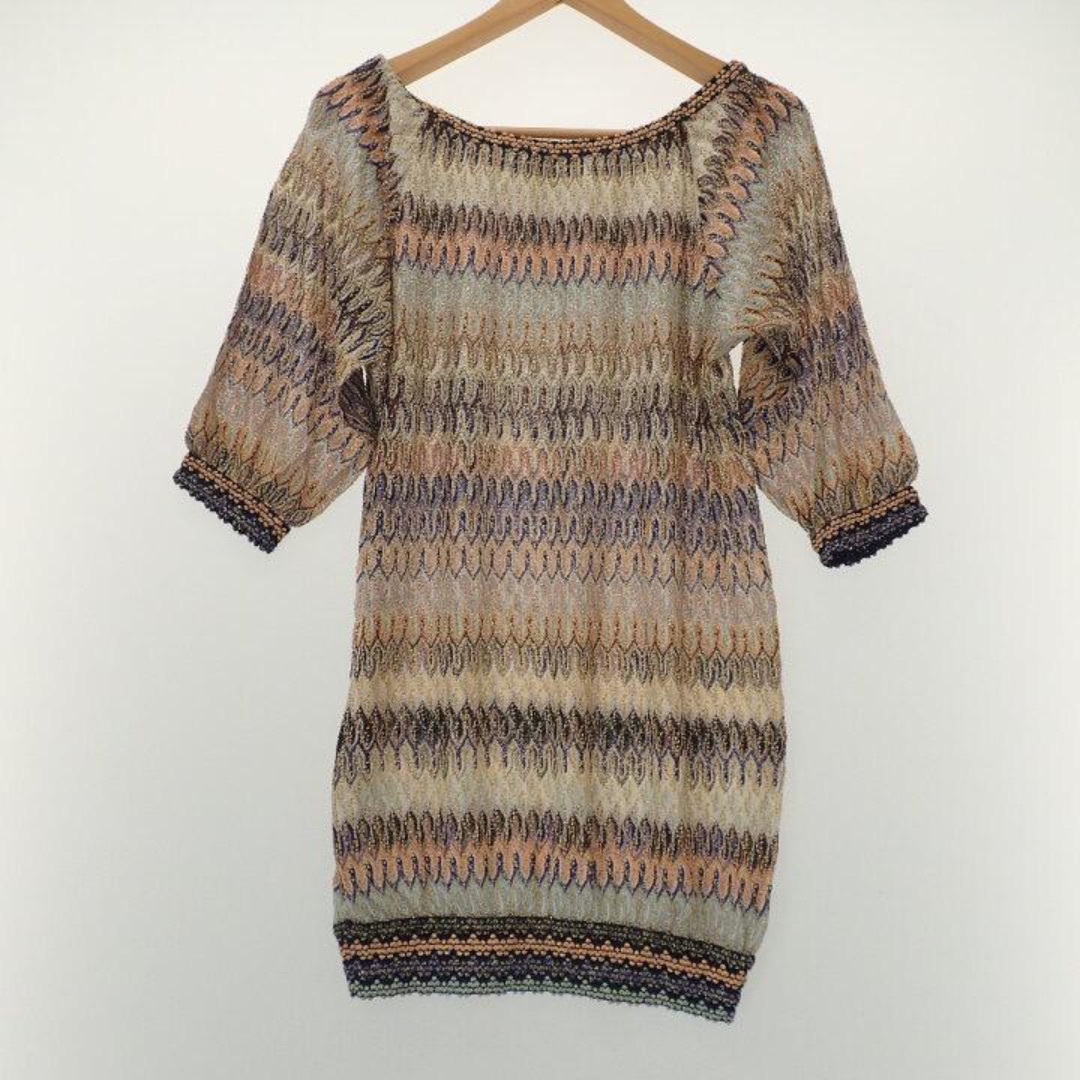 MISSONI - 【美品】 ミッソーニ MISSONI ワンピース ラメ MISSONI - 【美品】 ミッソーニ MISSONI ワンピース ラメ