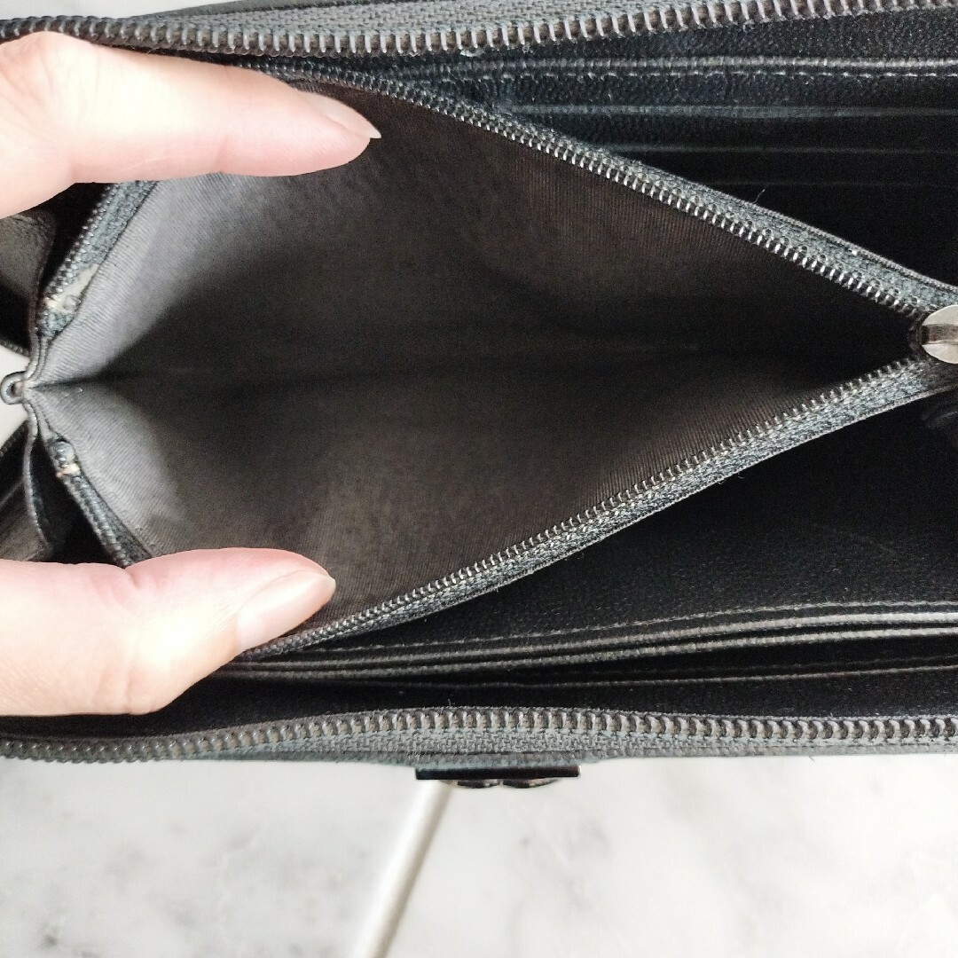 CHANEL - CHANEL ボーイシャネル ラウンドファスナー 長財布 CHANEL - CHANEL ボーイシャネル ラウンドファスナー 長財布
