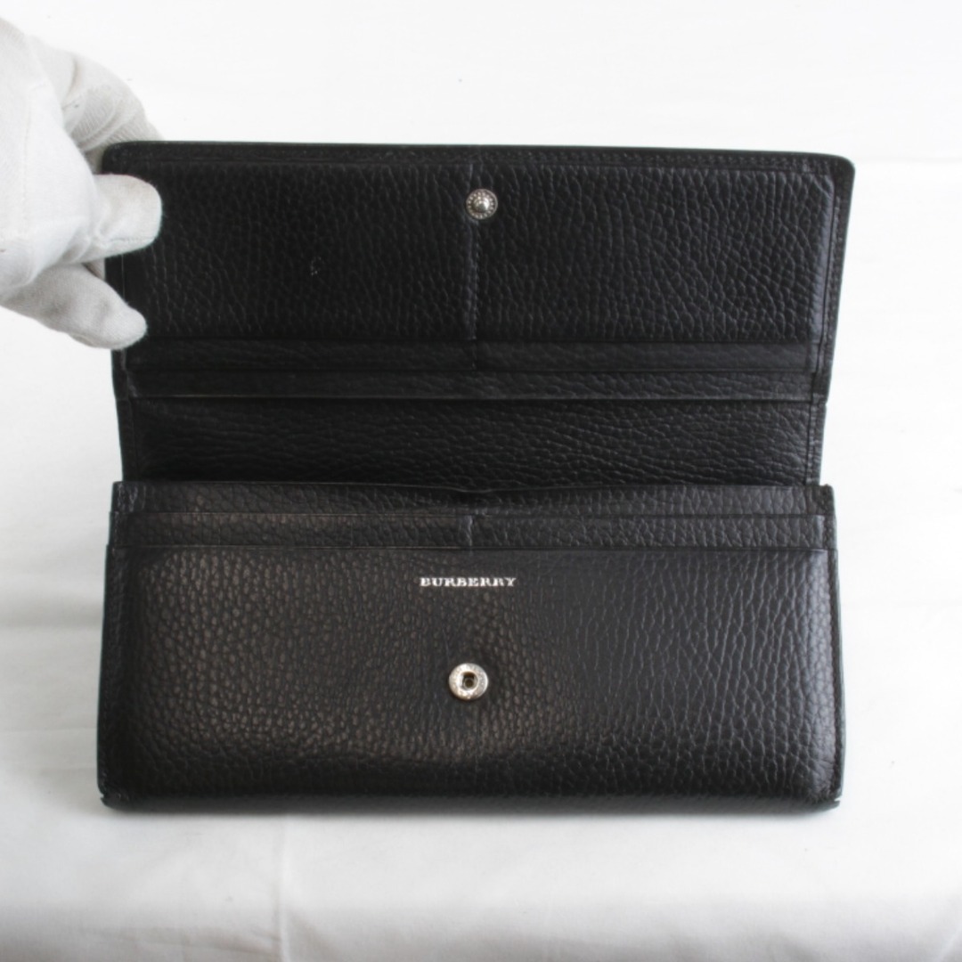 BURBERRY - 『USED』 BURBERRY バーバリー 長財布 レザー BURBERRY - 『USED』 BURBERRY バーバリー 長財布 レザー