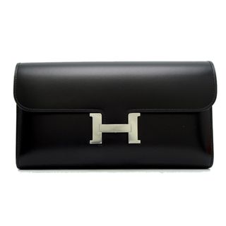 HERMES - エルメス✨ベアン✨スフレ✨エトゥープ✨二つ折り 長 HERMES - エルメス✨ベアン✨スフレ✨エトゥープ✨二つ折り 長