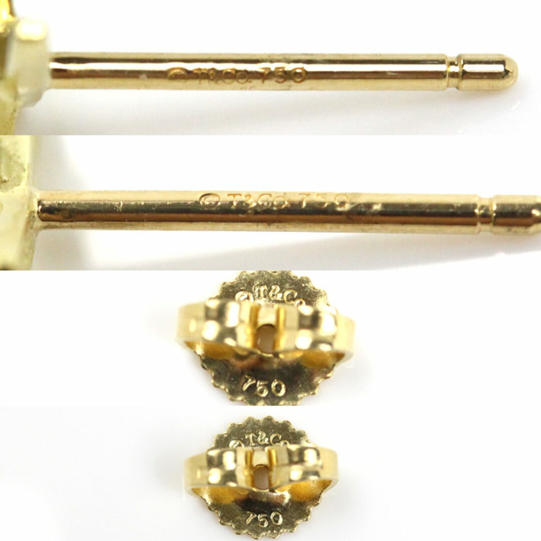 【限定セール!】 Co. & Tiffany - イエロー K18YG ティファニー TIFFANY&Co. ピアス