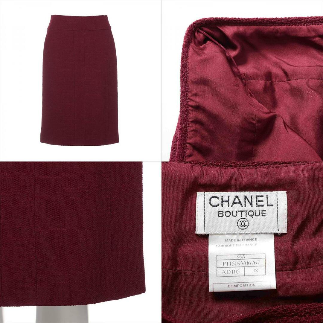 CHANEL - シャネル CHANEL ココボタン 98A ウール×ナイロン CHANEL - シャネル CHANEL ココボタン 98A ウール×ナイロン