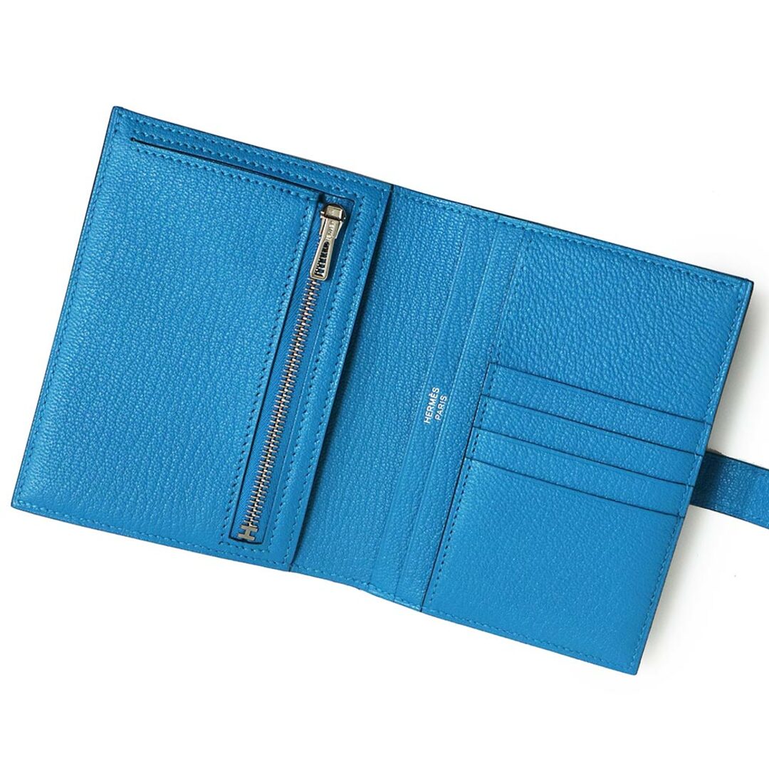 HERMES - エルメス ベアン コンパクト 二つ折り財布 シェブル HERMES - エルメス ベアン コンパクト 二つ折り財布 シェブル