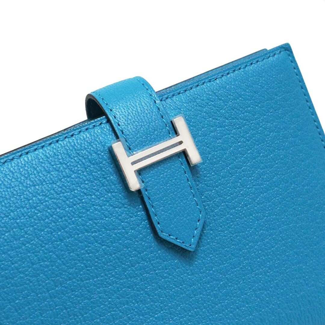 HERMES - エルメス ベアン コンパクト 二つ折り財布 シェブル HERMES - エルメス ベアン コンパクト 二つ折り財布 シェブル