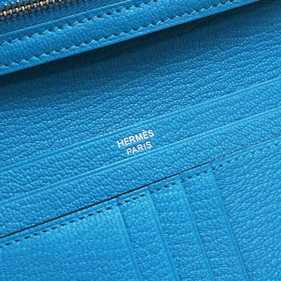 HERMES - エルメス ベアン コンパクト 二つ折り財布 シェブル HERMES - エルメス ベアン コンパクト 二つ折り財布 シェブル
