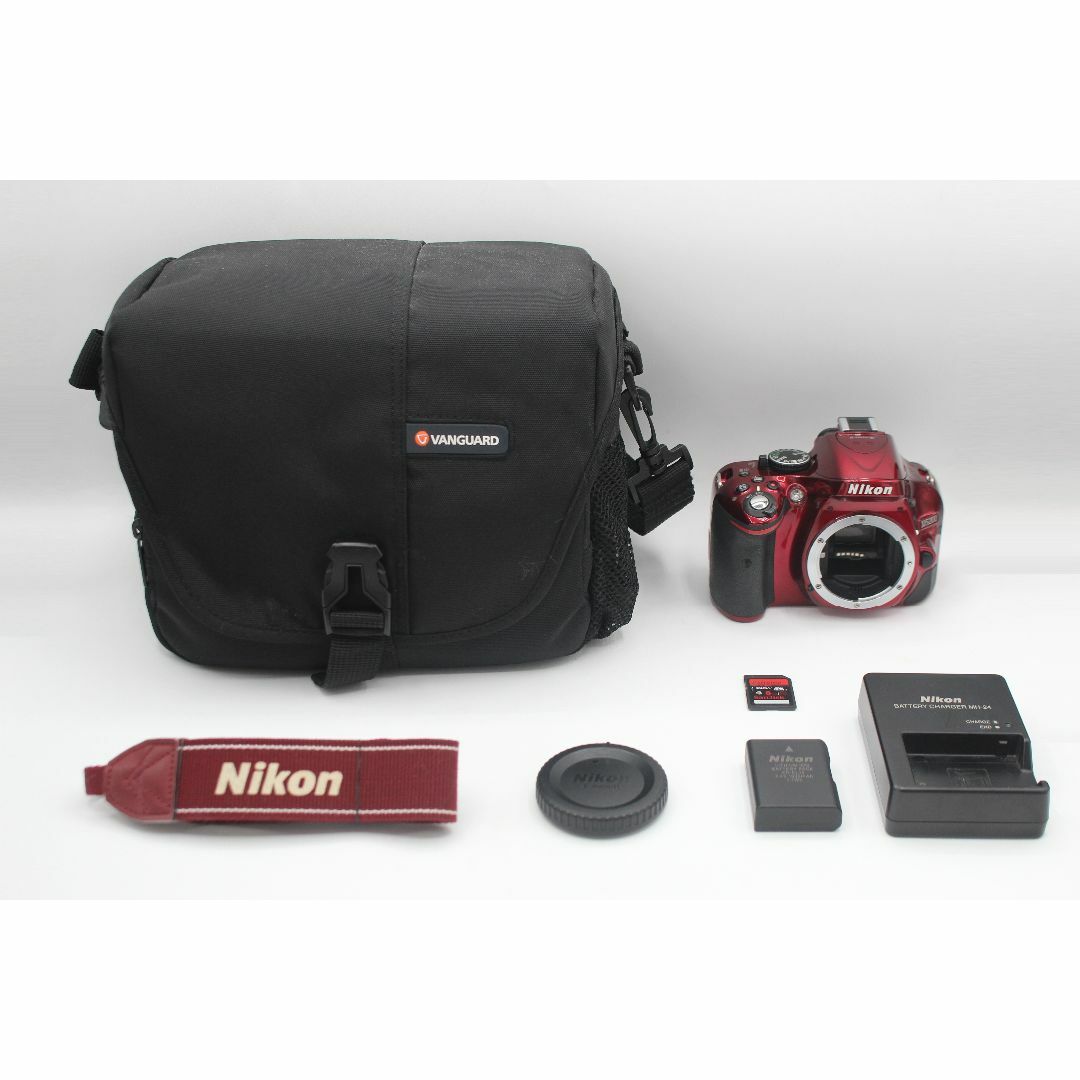 極上品◆Nikon D5200 ボディ◆シャッター回数極少6177回のみ♪