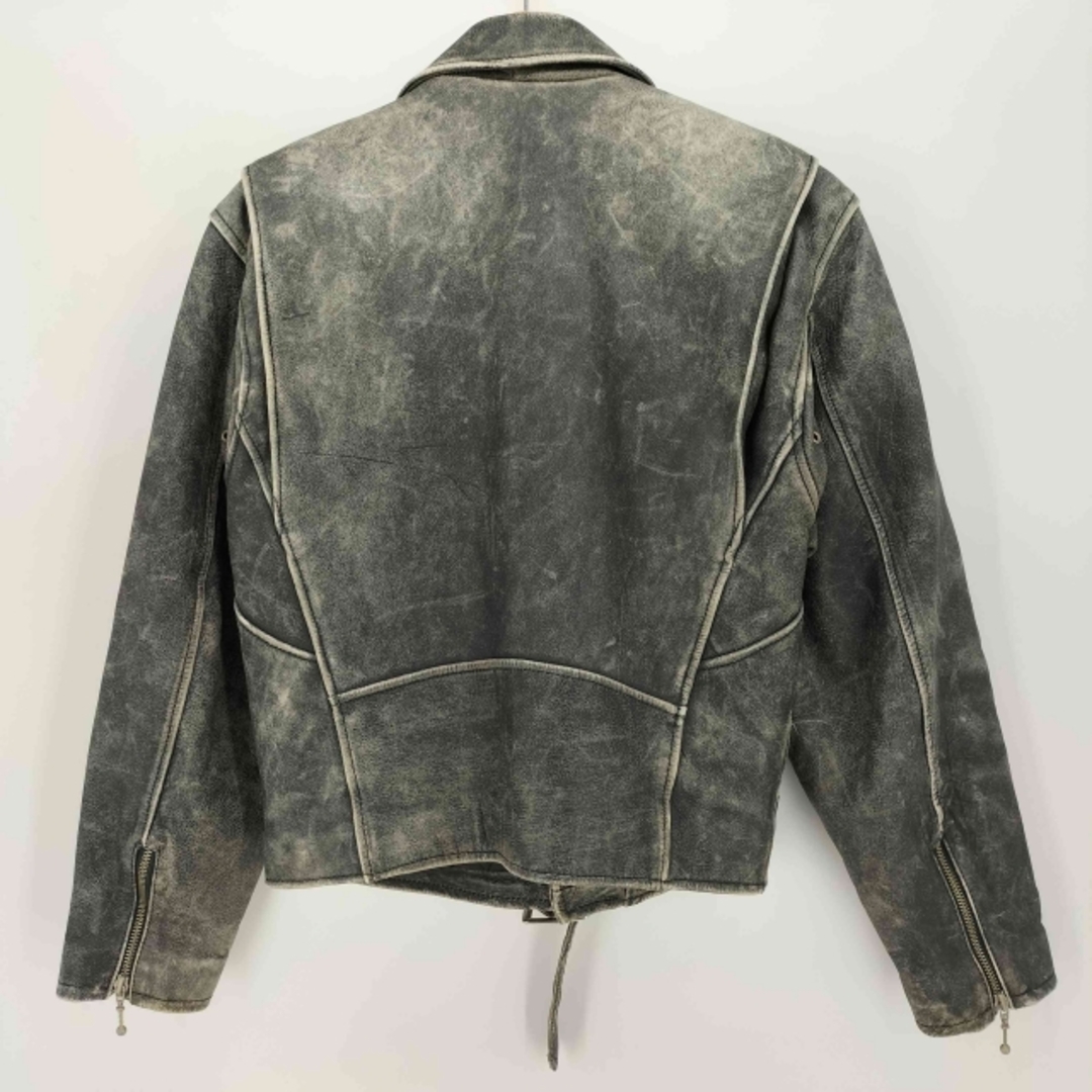 USED古着(ユーズドフルギ) 牛革 カウハイド ダブルライダース USED古着(ユーズドフルギ) 牛革 カウハイド ダブルライダース