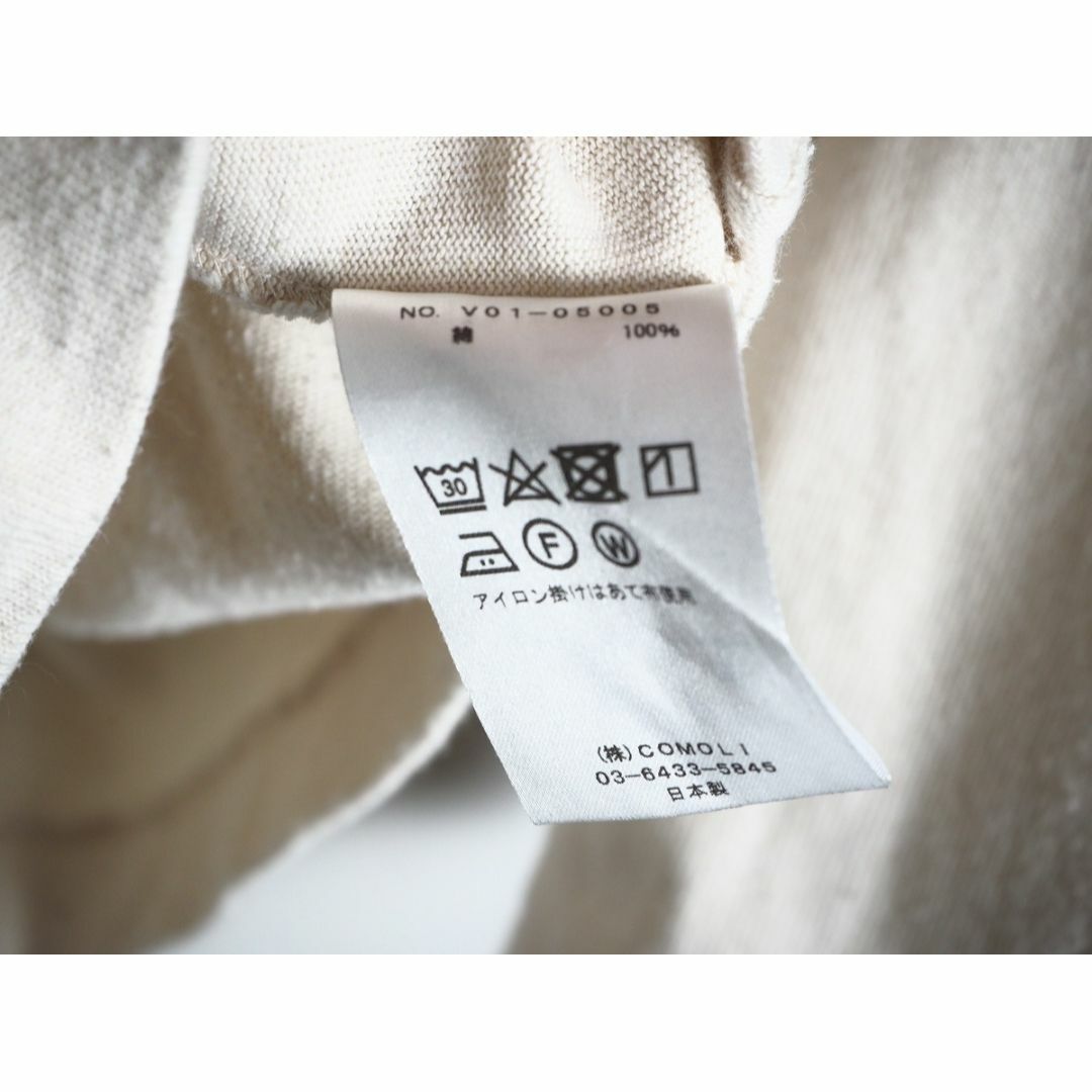 COMOLI - 美品 COMOLI フットボール 長袖 カットソー エクリュ COMOLI - 美品 COMOLI フットボール 長袖 カットソー エクリュ