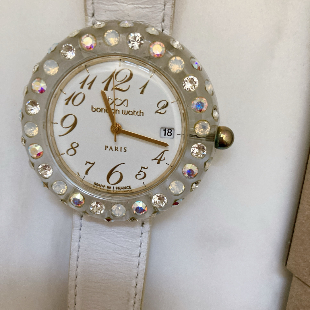SWAROVSKI - bonbon watch 腕時計 クリア ホワイト オーロラ SWAROVSKI - bonbon watch 腕時計 クリア ホワイト オーロラ