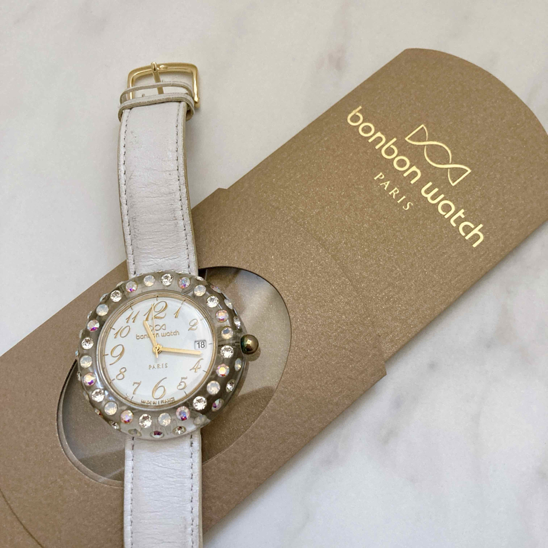 SWAROVSKI - bonbon watch 腕時計 クリア ホワイト オーロラ SWAROVSKI - bonbon watch 腕時計 クリア ホワイト オーロラ