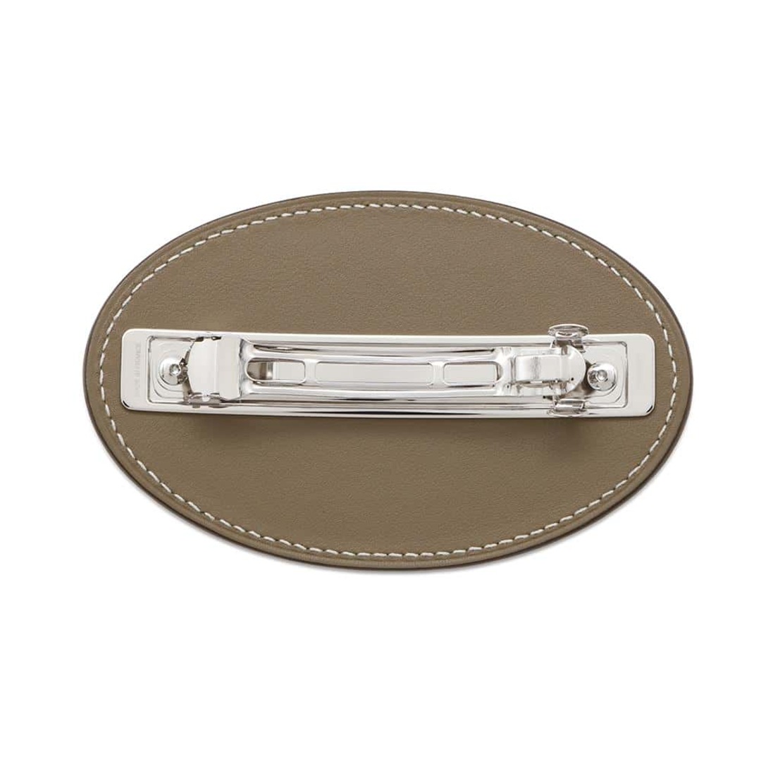 HERMES - エルメス バレッタ エブリンGM エトゥープ/シルバー HERMES - エルメス バレッタ エブリンGM エトゥープ/シルバー