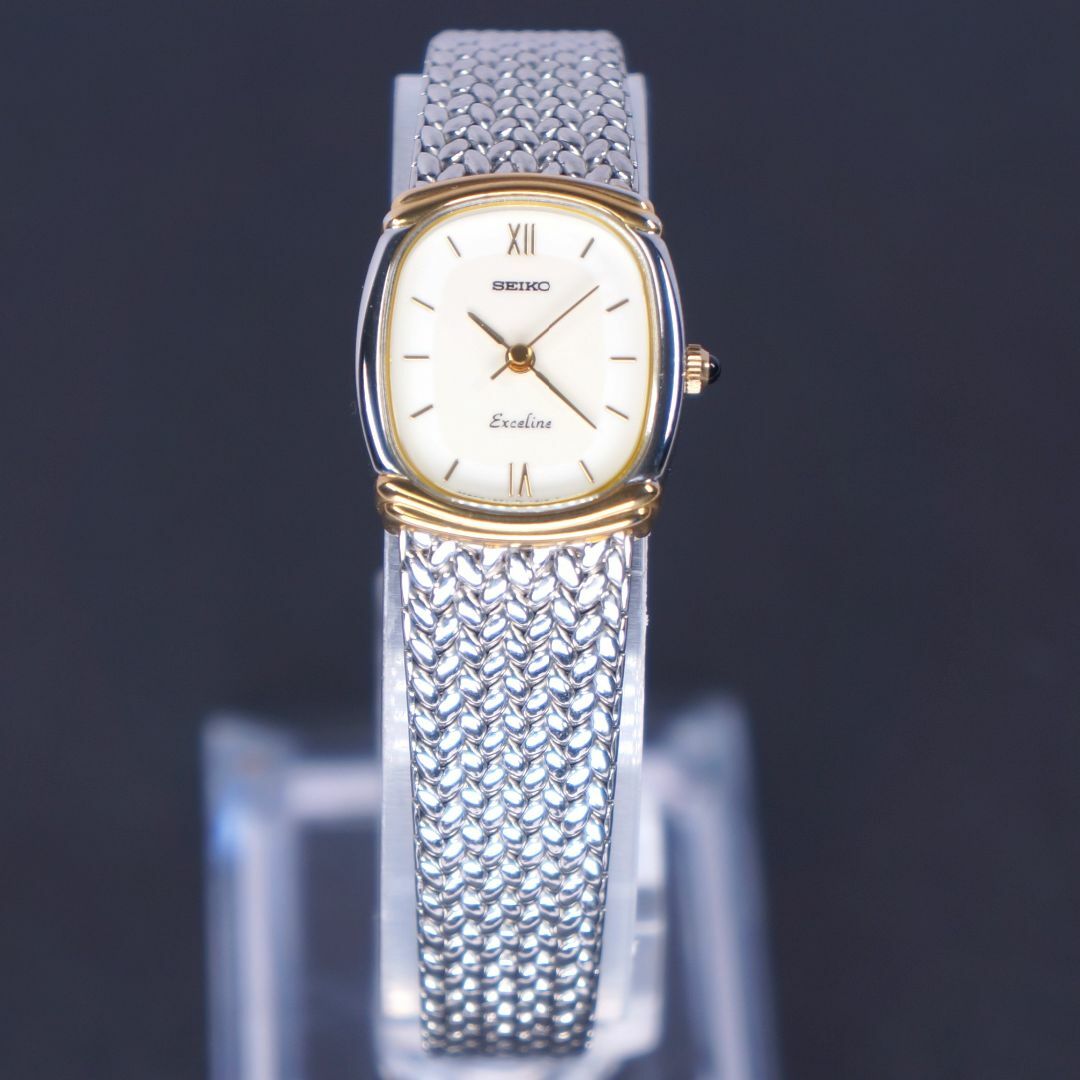 SEIKO - 【稼働美品】 EXCELINE アンティーク ブレスウォッチ SEIKO - 【稼働美品】 EXCELINE アンティーク ブレスウォッチ