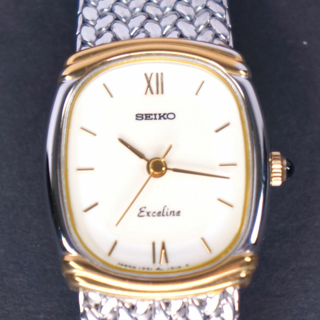 SEIKO - 【稼働美品】 EXCELINE アンティーク ブレスウォッチ SEIKO - 【稼働美品】 EXCELINE アンティーク ブレスウォッチ