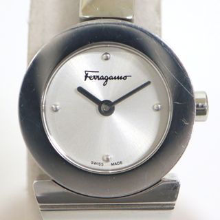 サルヴァトーレフェラガモ(Salvatore Ferragamo)の【S.Ferragamo】サルヴァトーレフェラガモ ラウンドフェイス腕時計 SS×QZ FQ5/kt13836ng(腕時計)