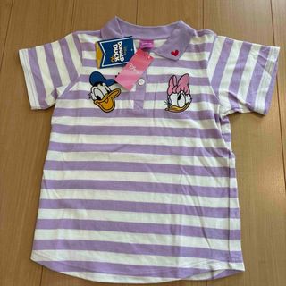 ドナルドダック - 新品　ドナルド　デイジー　ボーダー　ポロシャツ　ディズニー　140 子ども服